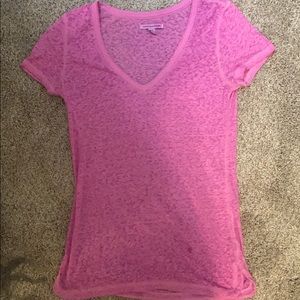 American Eagle Pink V neck